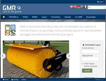 Tablet Screenshot of gmr.dk